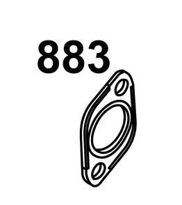 Exhaust Group Diagram and Parts List for 21R807-0039-B5 200000 - 399999 Briggs and Stratton Engine